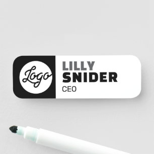 Etiqueta De Nome Funcionário da Empresa Magnética Personalizar Pers