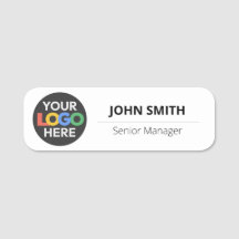 Funcionário de logotipo personalizado - Pino magné