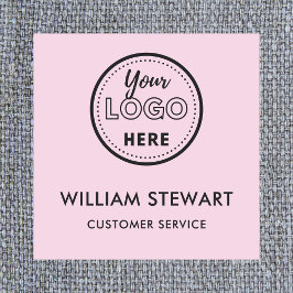 Etiqueta De Nome Funcionário do Logotipo Personalizado Profissional