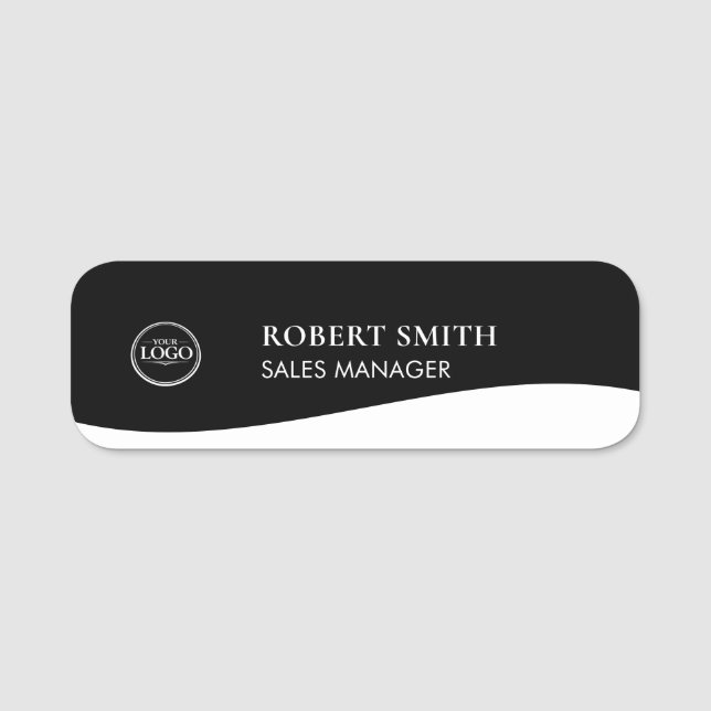 Etiqueta De Nome Funcionário Personalizado (Frente)