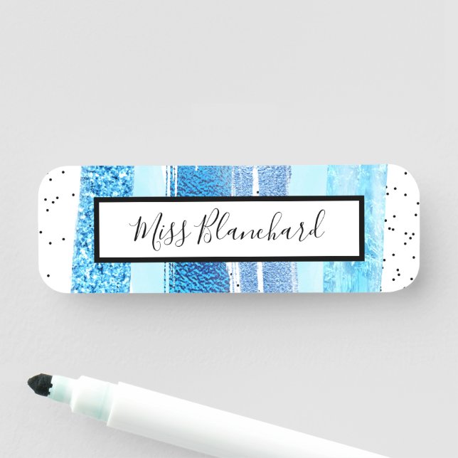 Etiqueta De Nome Glitter (In Situ)