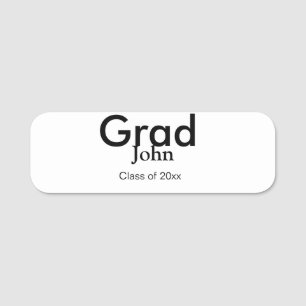 Etiqueta De Nome grad boy add name congrats date year text