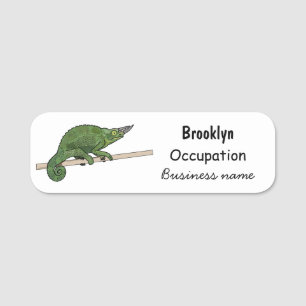 Etiqueta De Nome Ilustração de desenho do campeão de Jackson
