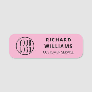 Etiqueta De Nome Ímã de funcionário com logotipo personalizado, alf