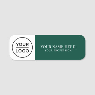 Etiqueta De Nome Ímã de funcionário com logotipo personalizado eleg