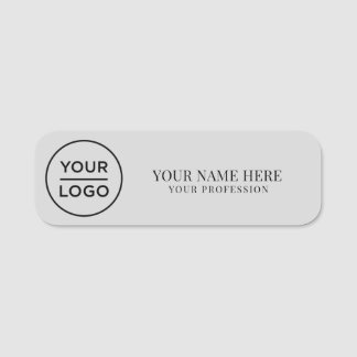 Etiqueta De Nome Ímã de funcionário com logotipo personalizado eleg