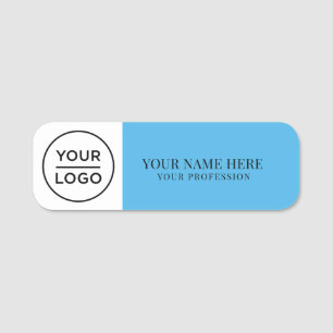 Etiqueta De Nome Ímã de funcionário com logotipo personalizado eleg