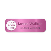 Ímã de Funcionário com Logotipo Personalizado ou B