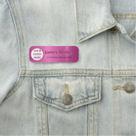 Etiqueta De Nome Ímã de Funcionário com Logotipo Personalizado ou B