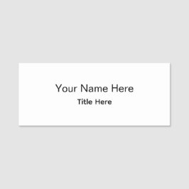 Etiqueta De Nome Ímã de Funcionário Profissional Personalizado