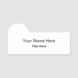 Etiqueta De Nome Ímã de Funcionário Profissional Personalizado