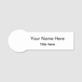 Etiqueta De Nome Ímã de Funcionário Profissional Personalizado