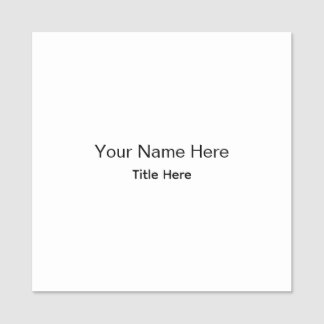 Etiqueta De Nome Ímã de Funcionário Profissional Personalizado