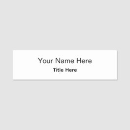 Etiqueta De Nome Ímã de Funcionário Profissional Personalizado