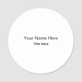 Etiqueta De Nome Ímã de Funcionário Profissional Personalizado