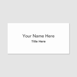 Etiqueta De Nome Ímã de Funcionário Profissional Personalizado