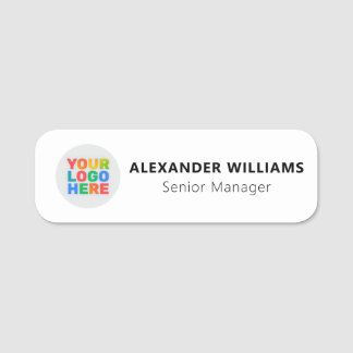 Etiqueta De Nome Ímã de Nome de Funcionário com Logotipo Personaliz