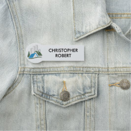 Etiqueta De Nome Imóveis Simples