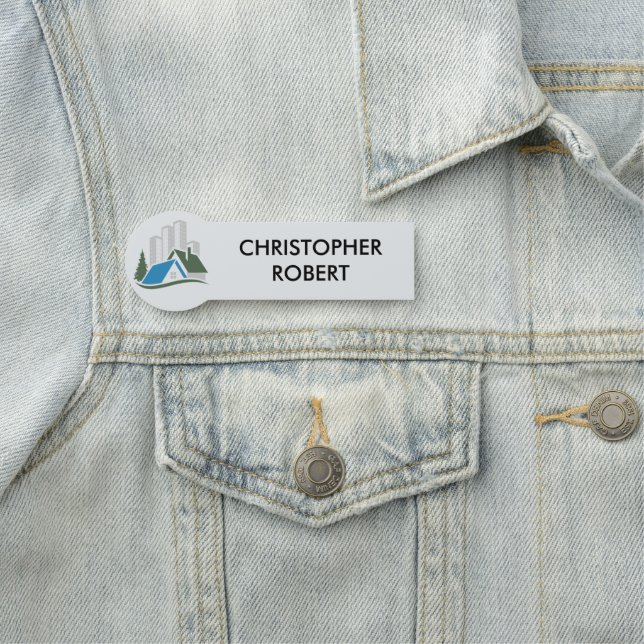 Etiqueta De Nome Imóveis Simples (In Situ)