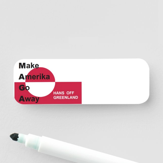 Etiqueta De Nome Independant Greenland (In Situ)