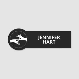 Etiqueta De Nome Intérprete