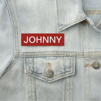 Etiqueta De Nome Johnny