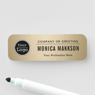 Etiqueta De Nome Logotipo comercial personalizado Nome básico do Fu