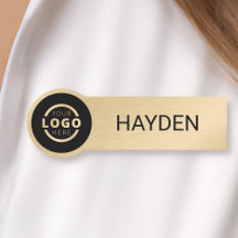 Logotipo comercial personalizado Nome do Funcionar