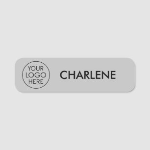 Etiqueta De Nome Logotipo comercial Trabalhador De Cinzas Leves
