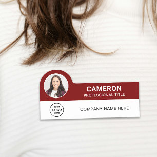 Etiqueta De Nome Logotipo da Empresa de Fotografia Moderna de Borgo