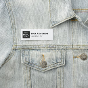 Etiqueta De Nome Logotipo Empresarial Personalizado