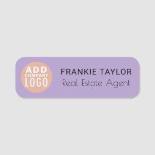 Etiqueta De Nome Logotipo Empresarial Personalizado Ímã de Funcioná