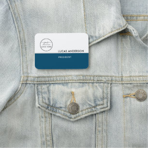 Etiqueta De Nome Logotipo magnético ou personalizado de pino do No