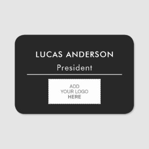 Etiqueta De Nome Logotipo magnético ou personalizado de pino do Nom