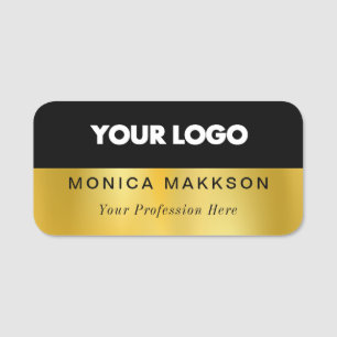 Etiqueta De Nome Logotipo magnético ou personalizado de pino do Nom
