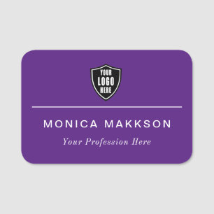 Etiqueta De Nome Logotipo magnético ou personalizado de pino do Nom