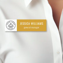 Logotipo Personalizado da Empresa Amarelo Mostarda