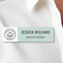 Logotipo Personalizado da Empresa Verde Pastel Fun