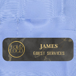 Etiqueta De Nome Logotipo Personalizado Dourado do Pino de Seguranç