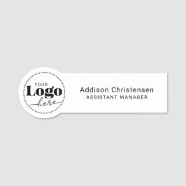 Etiqueta De Nome Logotipo Personalizado Empresa