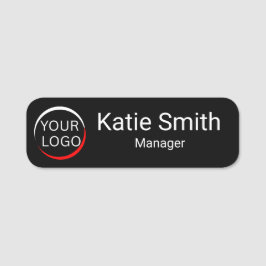 Etiqueta De Nome Logotipo Personalizado Funcionário Empresa Persona