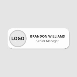 Etiqueta De Nome Logotipo Personalizado Ímã de Funcionário ou Alfin