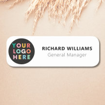 Logotipo Personalizado Ímã de Funcionário ou Prend