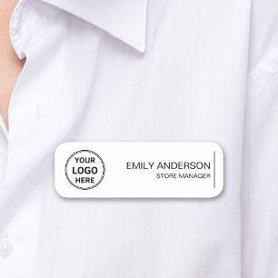 Etiqueta De Nome Logotipo Personalizado Pino de Segurança Magnética
