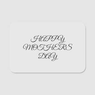 Etiqueta De Nome Logotipo personalizado simples e elegante aqui da 