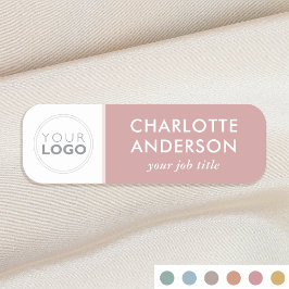 Etiqueta De Nome Logotipo Personalizado Título do Emprego dos Funci