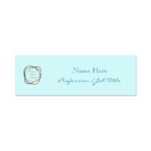Logotipo Personalizado Turquesa Elegante Moderna d