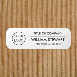 Etiqueta De Nome Logotipo profissional personalizado Funcionarios d