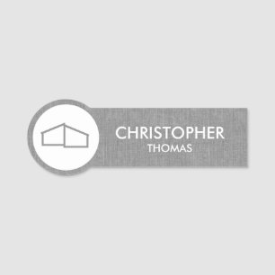 Etiqueta De Nome Logotipo residencial moderno Imobiliário, Linhagem