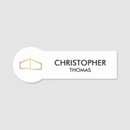 Etiqueta De Nome Logotipo residencial moderno Imobiliário, Realtor